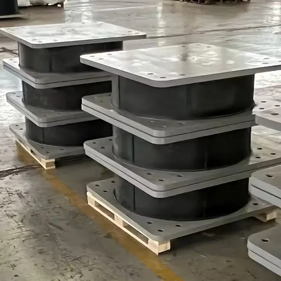 High Damping Bearing Elastomeric Seismic Isolation Rubber Bearing Pad Bridge Rubber Bearing for Bridge and Building 
