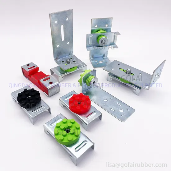 High Quality Rsic DC04 Rubber L Shape Sound Isolation Clip for Ceiling System 