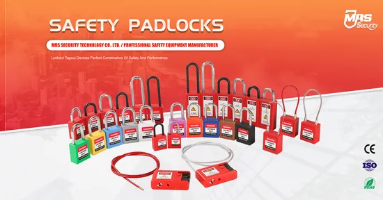 Industry Nylon Isolation Security Lock Safety Padlock Lockout Tagout Safe Lock Manufacturer 