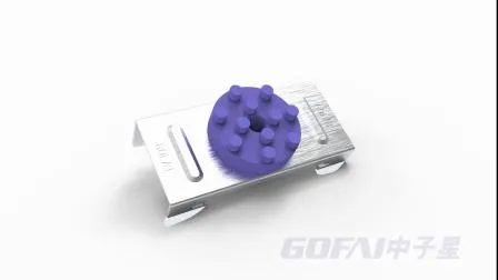 Steel and Wood Frame Ceiling and Wall Resilisent Sound Insulation Clip with Hat Channel Rsic Resilient Sound Isolation Clips Mute Clip Sonusclip 